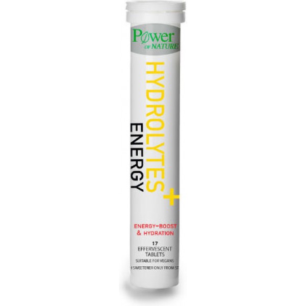 Power of Nature Hydrolytes Plus Energy 17 αναβράζοντα δισκία Power of Nature Hydrolytes Plus Energy 17 αναβράζοντα δισκία